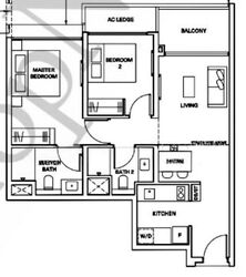 The Watergardens At Canberra (D27), Apartment #576497441
